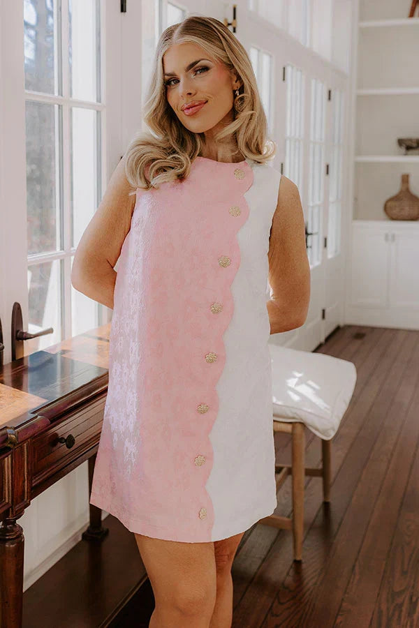 Rodeo Drive Darling Jacquard Mini Dress