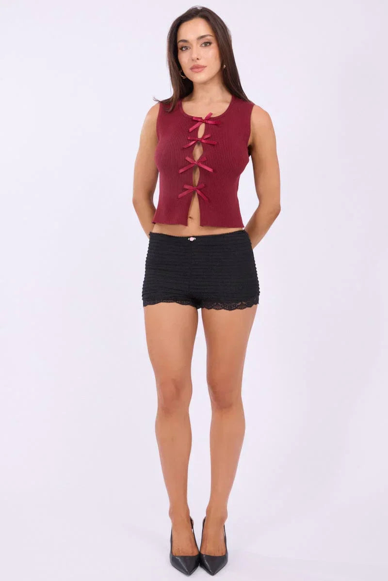 Black Micro Shorts
