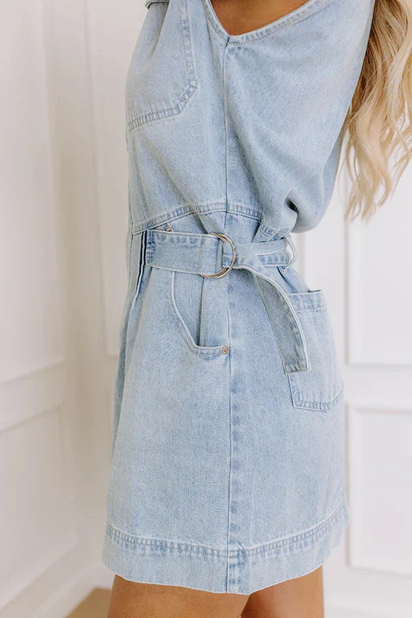 Rodeo Drive Ready Denim Mini Dress