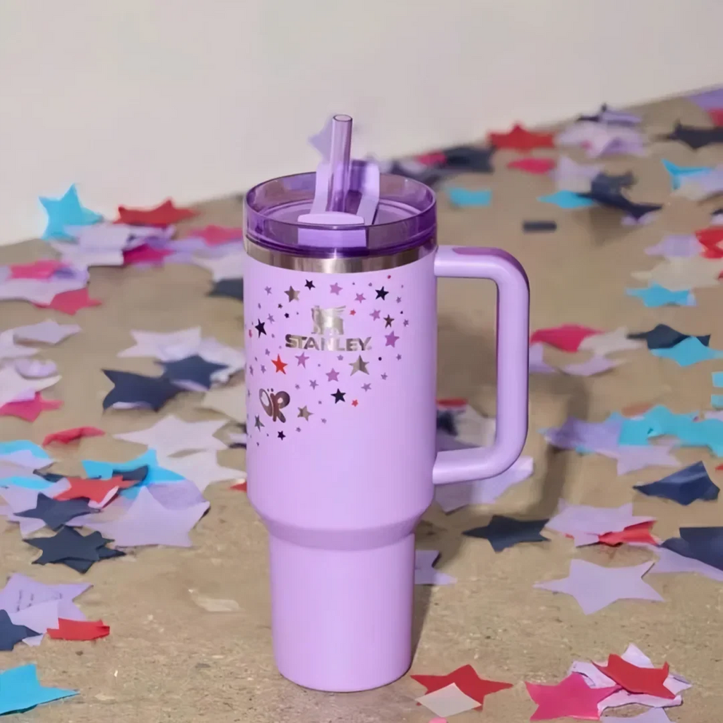 Stanley 40 oz Stainless Steel H2.0 Flowstate Quencher Tumbler-Cosmo Pink Valentine's Day