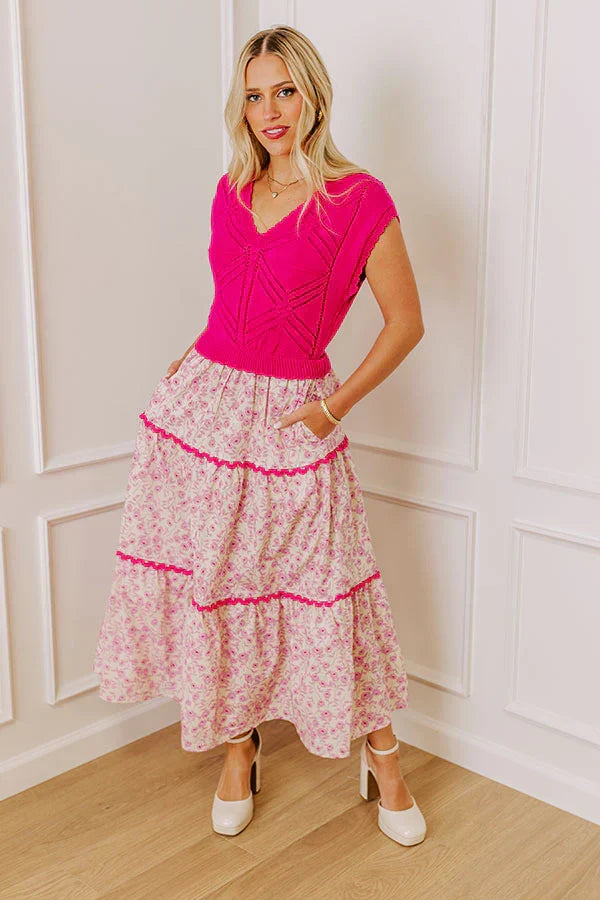 Small Town Charm Floral Midi