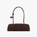 Alaia Le-Teckel Women's Goatskin Long Handle Handbag Solid Color Zipper Casual Shoulder Bag Bags #77835