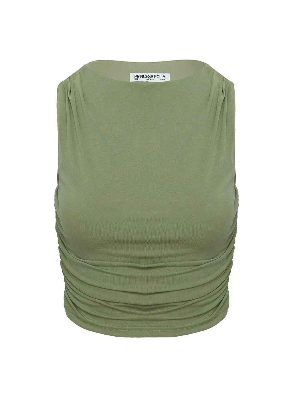 Hold Em High Neck Top Green