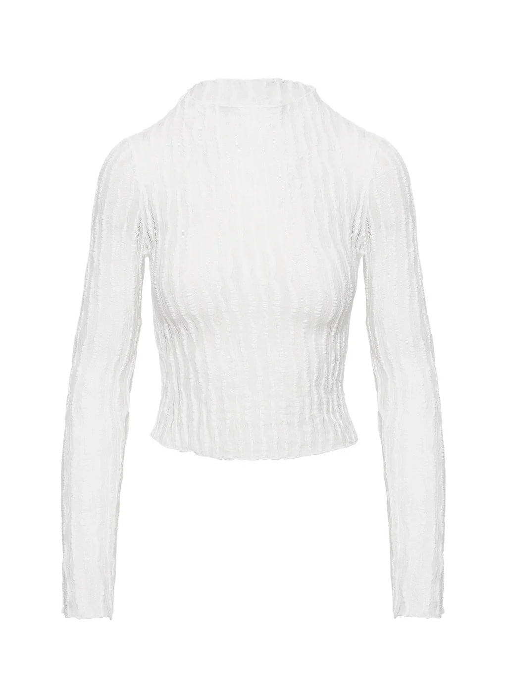 Padra Long Sleeve Top White