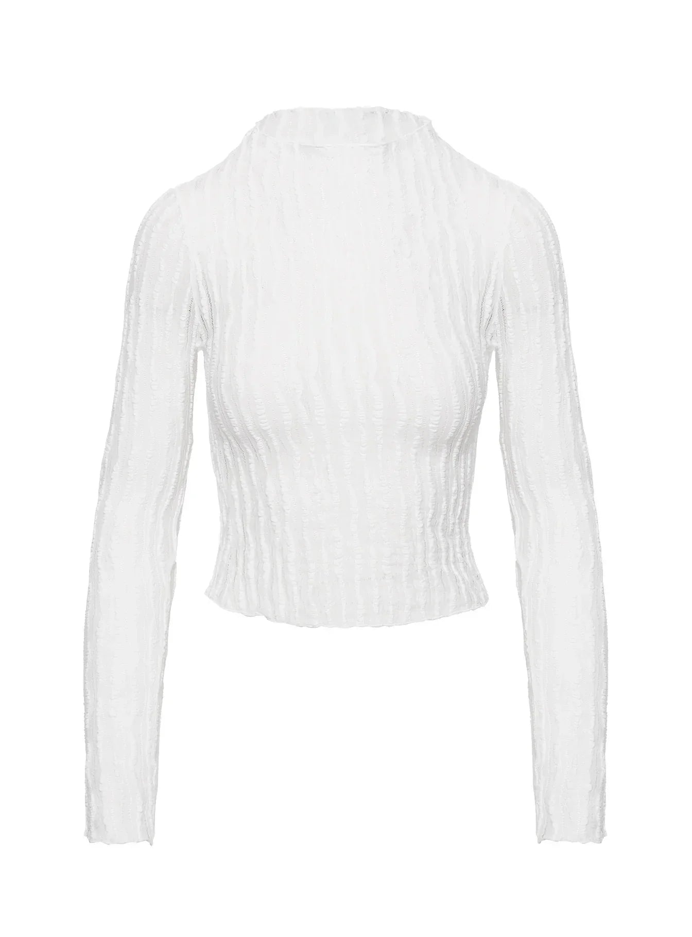 Padra Long Sleeve Top White