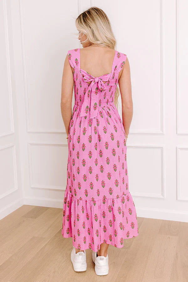 Vacay Mindset Floral Midi Dress