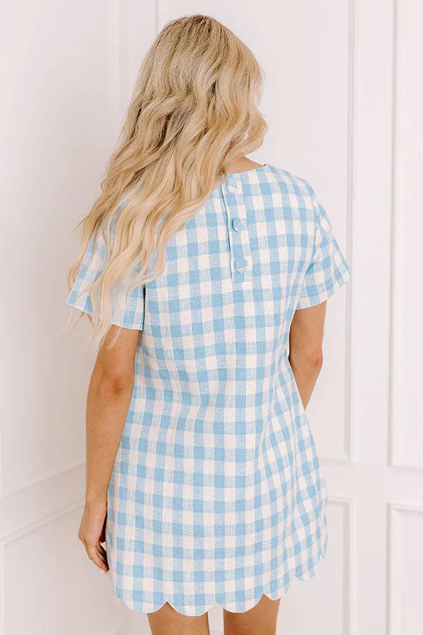 London Daydream Plaid Mini Dress