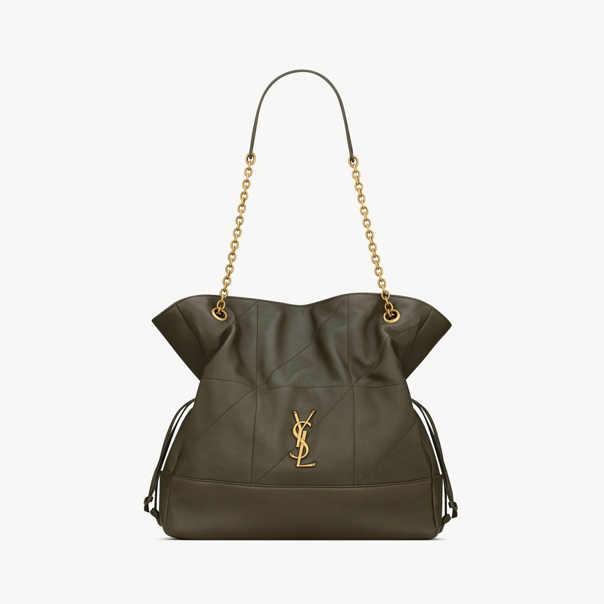 SAINT LAURENT JAMIE Women's Solid Color Suede Leather Chain Shoulder Strap Shopping Bag Shoulder Bags #75511