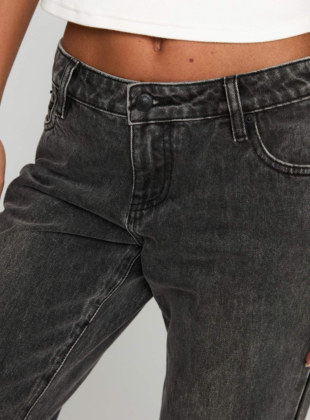 Better Half Low Rise Jeans Charcoal