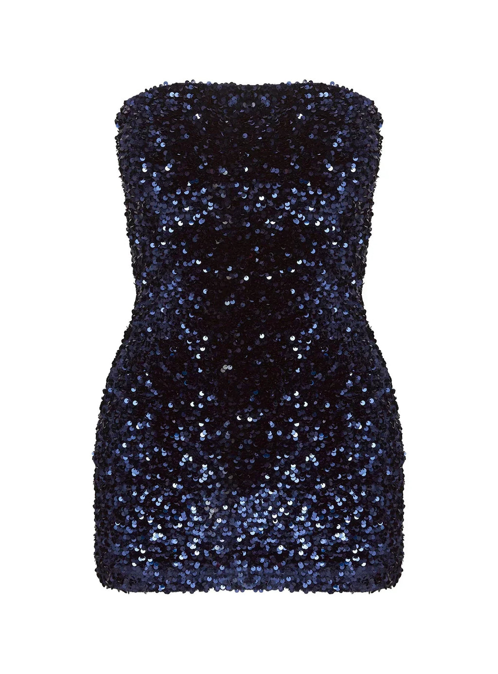 Eldoni Strapless Mini Dress Navy