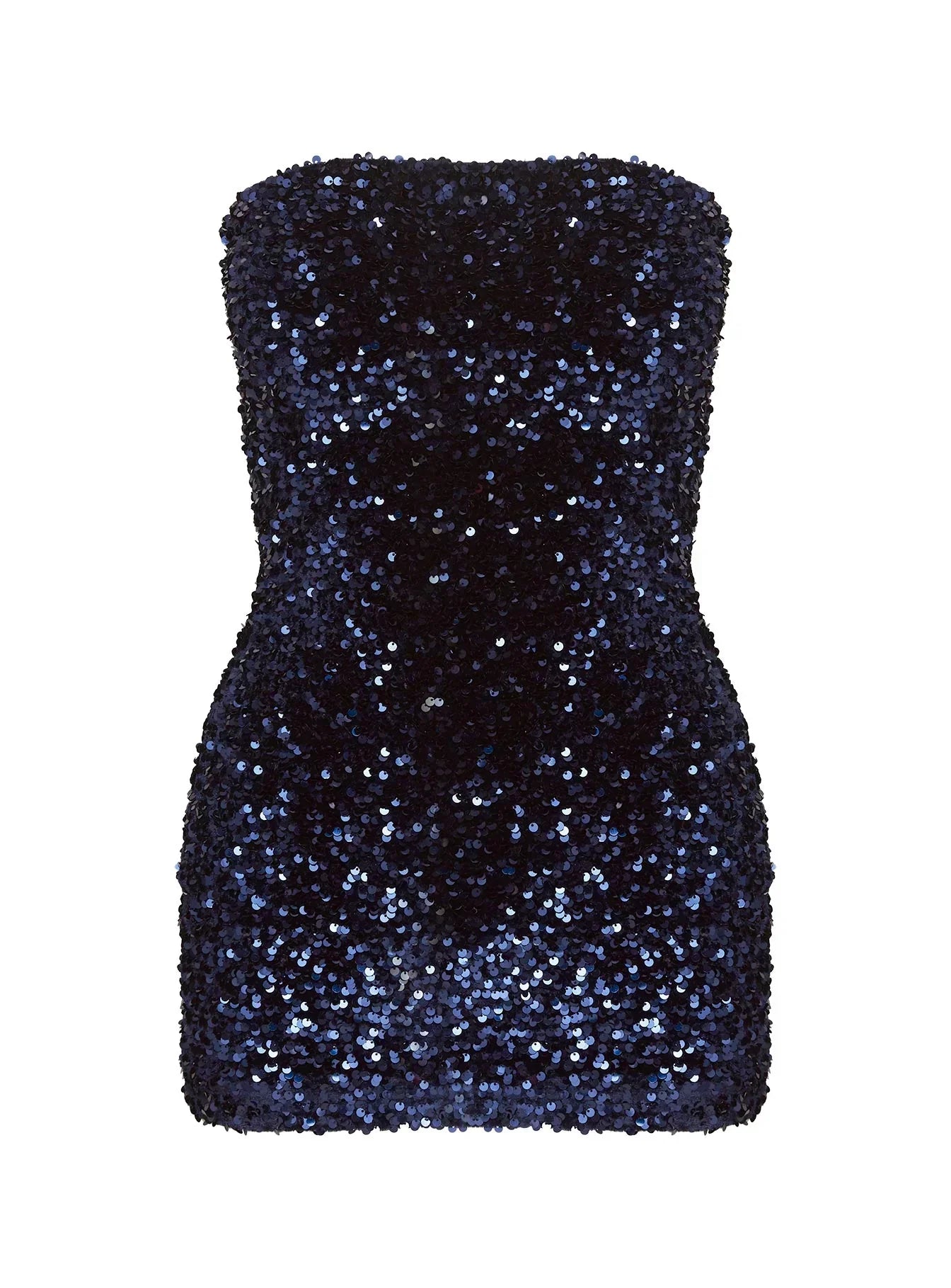 Eldoni Strapless Mini Dress Navy