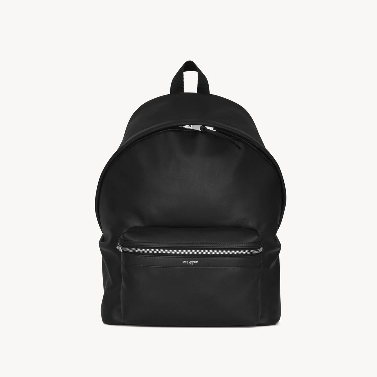 CITY Saint Laurent Embroidered Letter Fabric Leather Panel Backpack Schoolbag Bag Bags #76462
