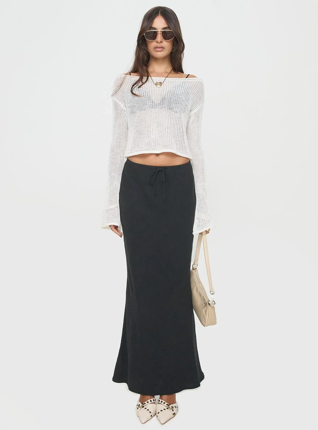 Cafe Pari Sweater White