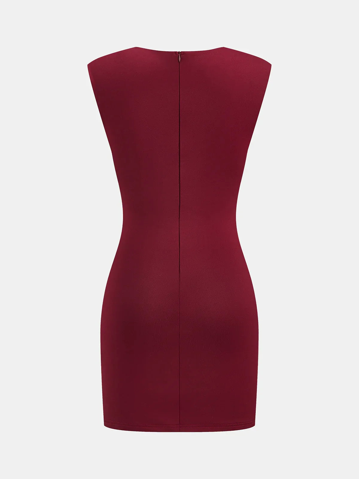 Square-Neck Sleeveless Dress