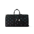 Louis Vuitton Keepall Bandoulière 50 Men's Letter Embroidery Colourful Printing Solid Colour Detachable Adjustable Shoulder Strap Denim Shoulder Slant Tote Bag Bags #76751