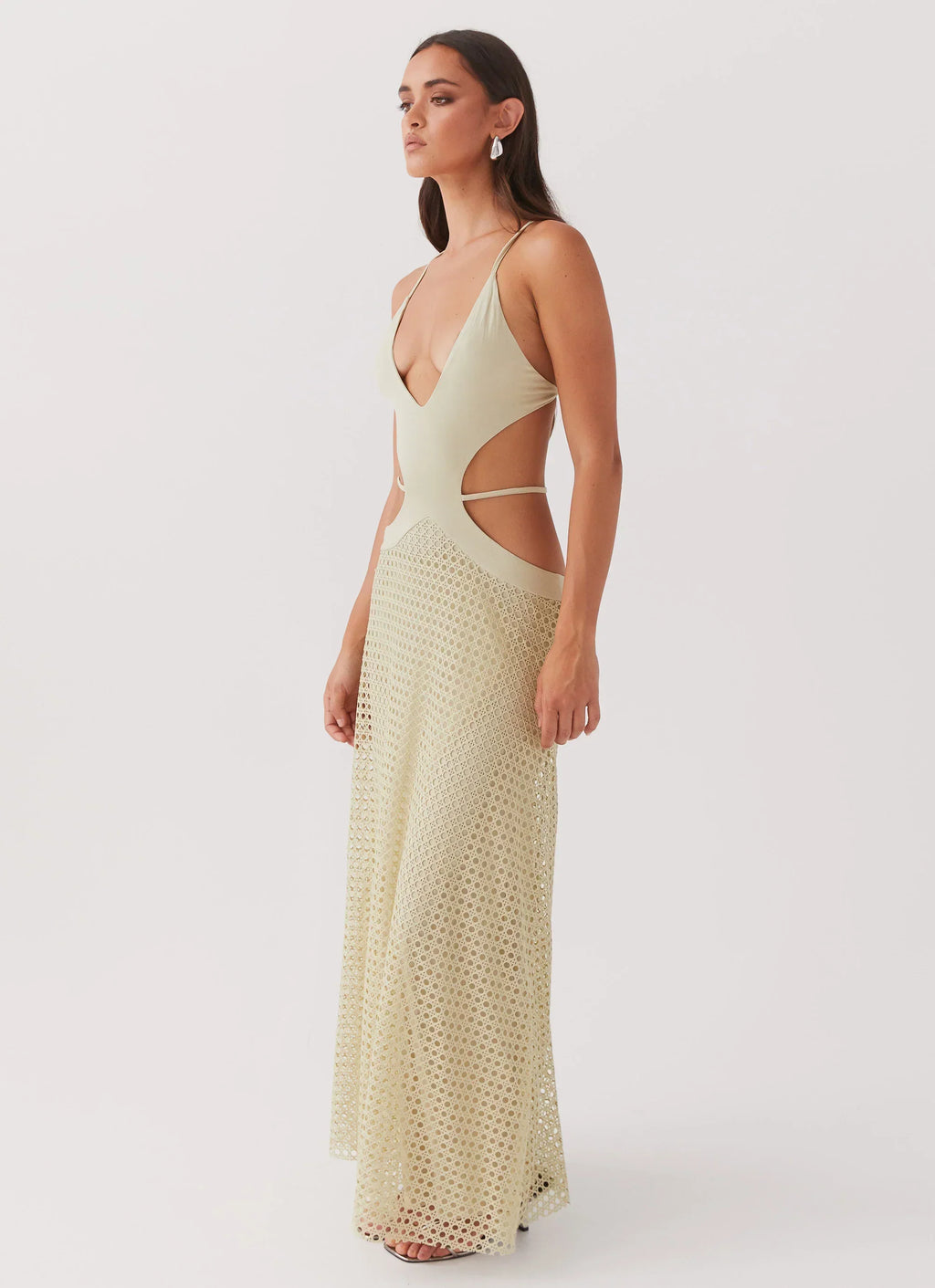 Enchanted Melodies Maxi Dress - Sage