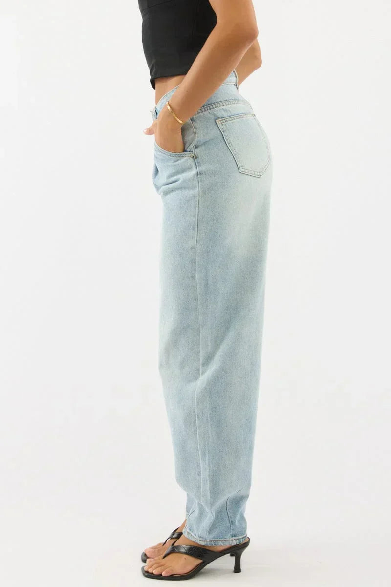 Denim Barrel Jeans