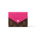 Louis Vuitton Women's Retro Fashion Logo Printing Folding Short Cowhide VICTORINE Wallet Bag Bags #77749