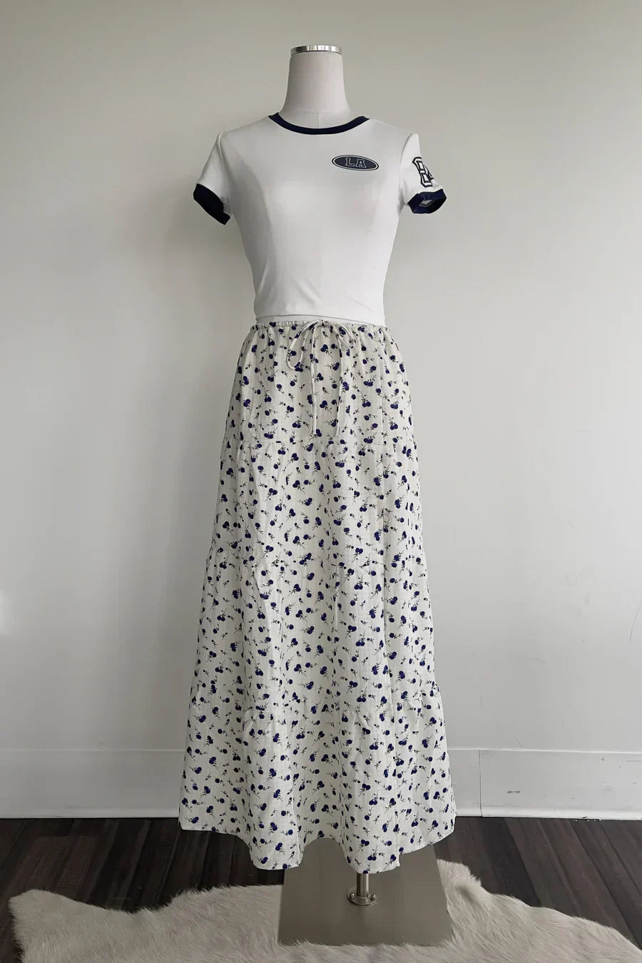 Amaya Cottagecore Tiered Maxi Skirt