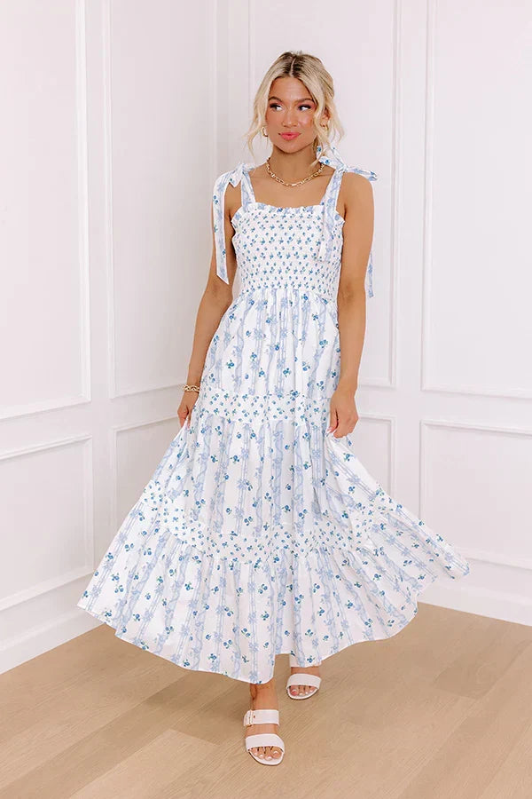Hopeful Daydream Floral Maxi Dress