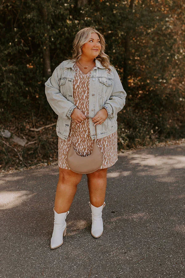 Chic Mindset Knit Mini Dress Curves