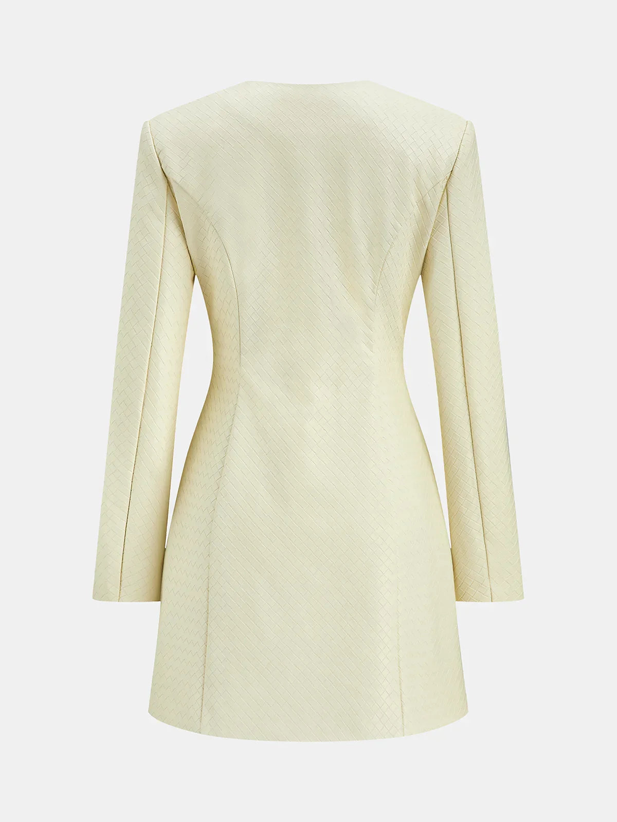 Floral Metal Button Faux Leather Mini Dress
