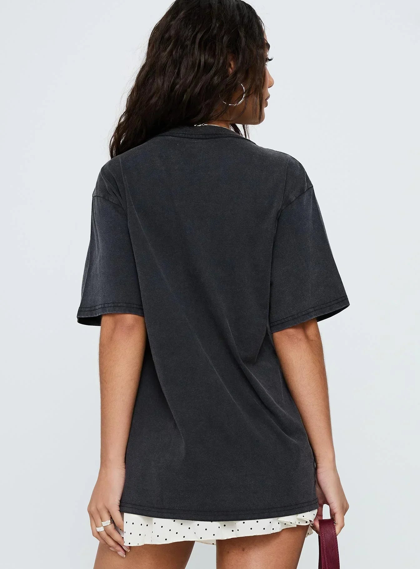 Blondie Vintage Oversized Graphic Tee Black