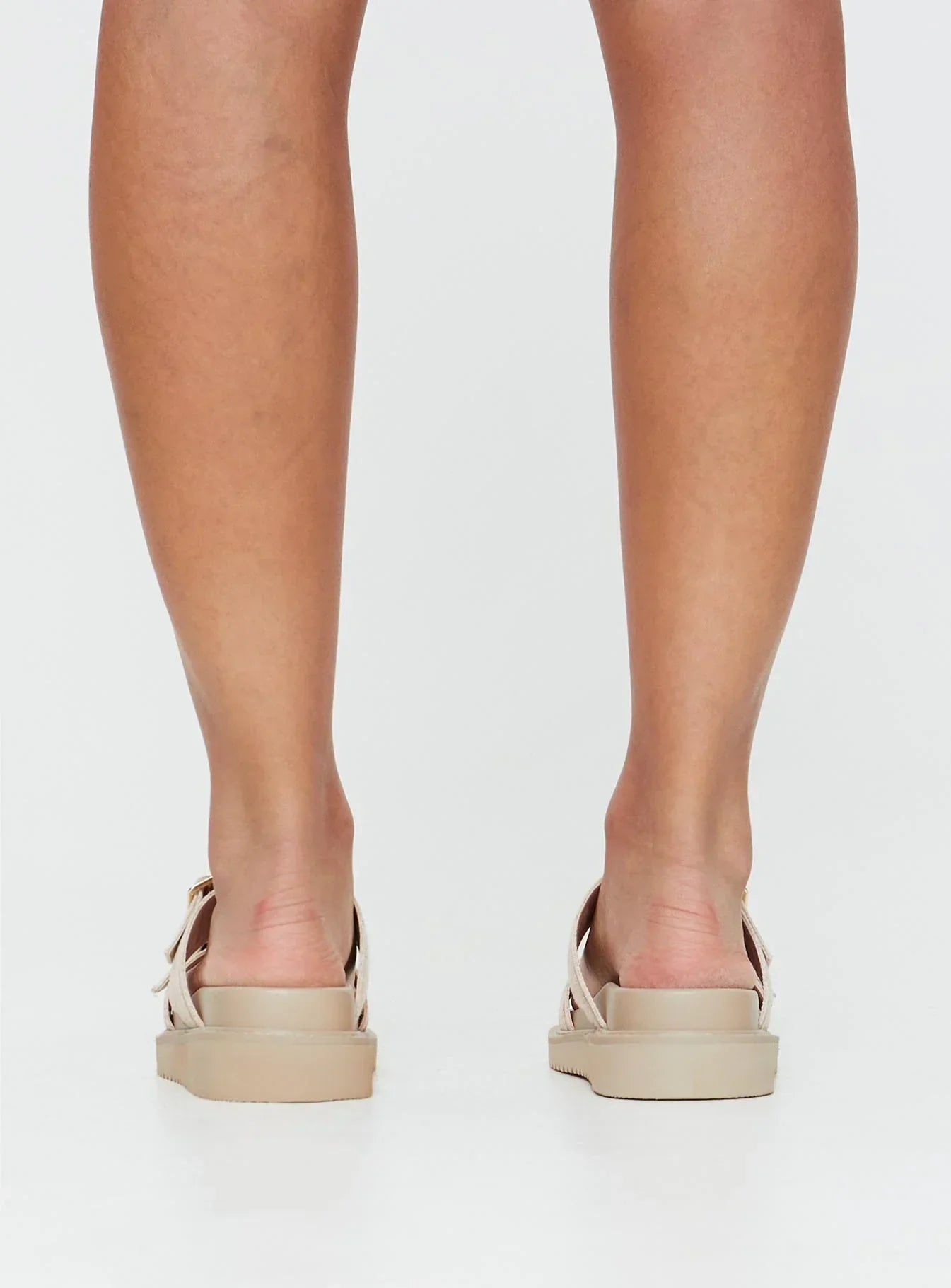 Roxxie Sandals Beige Linen