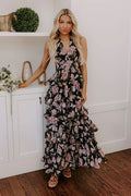 Botanical Bliss Tiered Maxi Dress