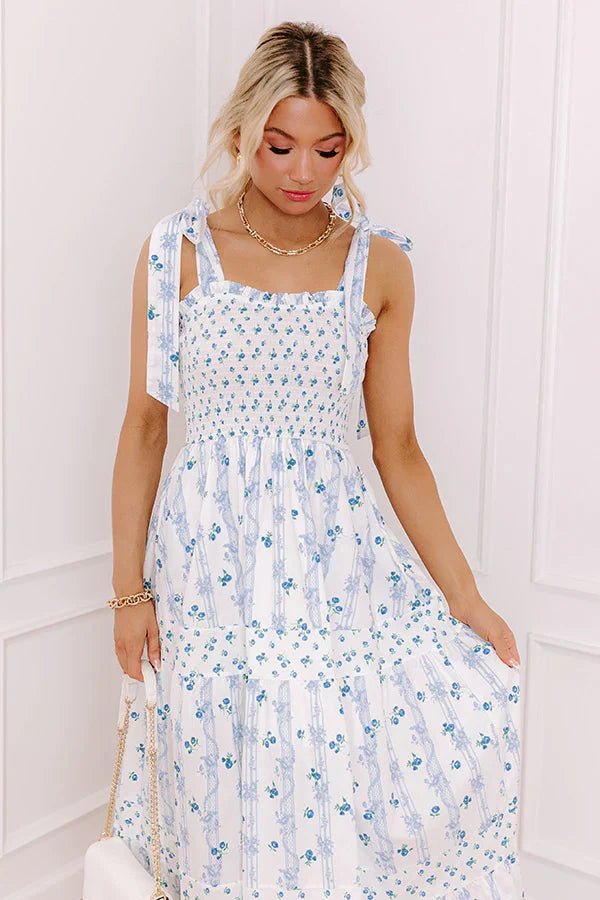 Hopeful Daydream Floral Maxi Dress