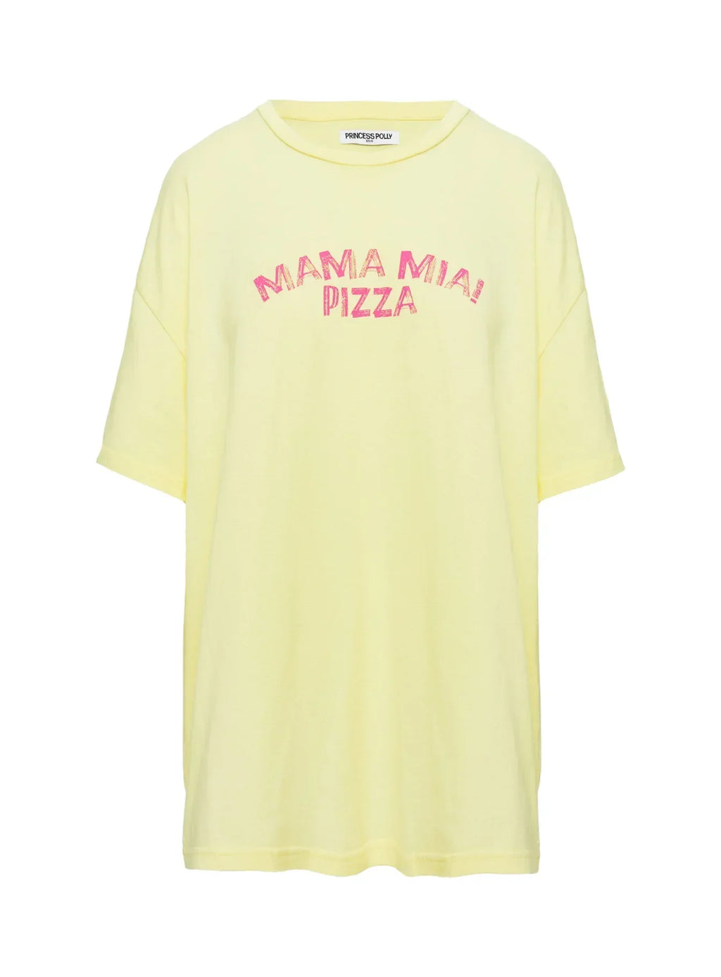 Made With Love Graphic Top Pastel Yellow