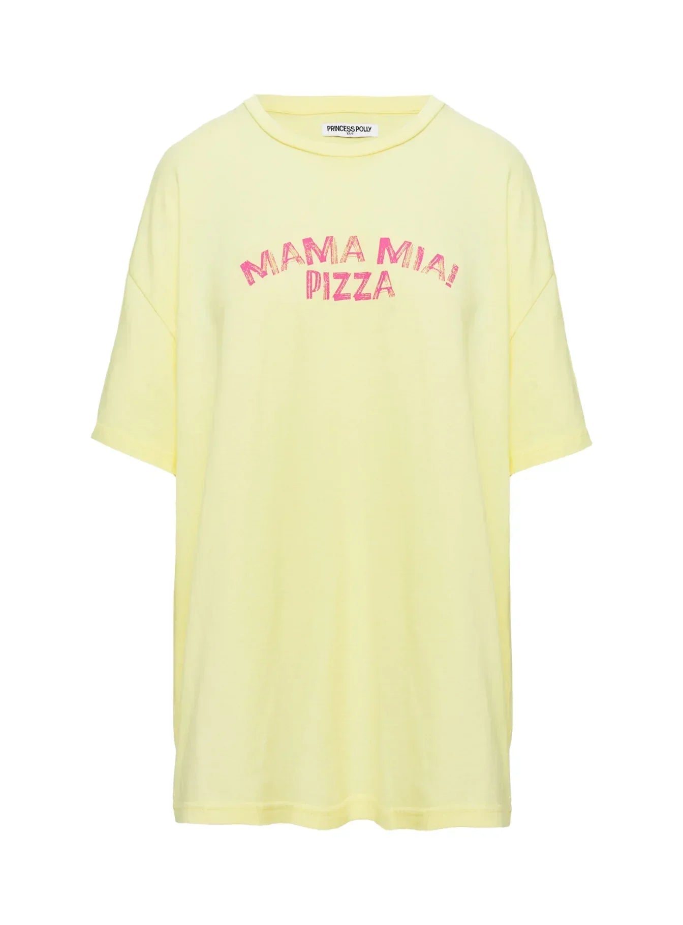 Made With Love Graphic Top Pastel Yellow