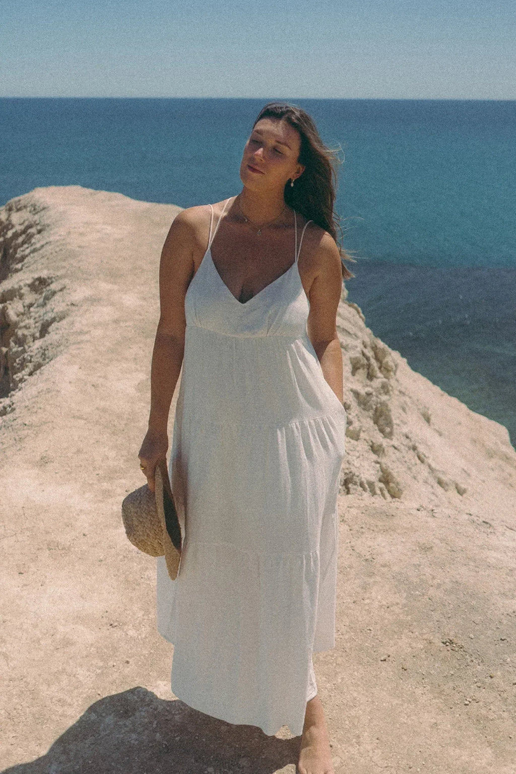 Carbell Maxi Dress White
