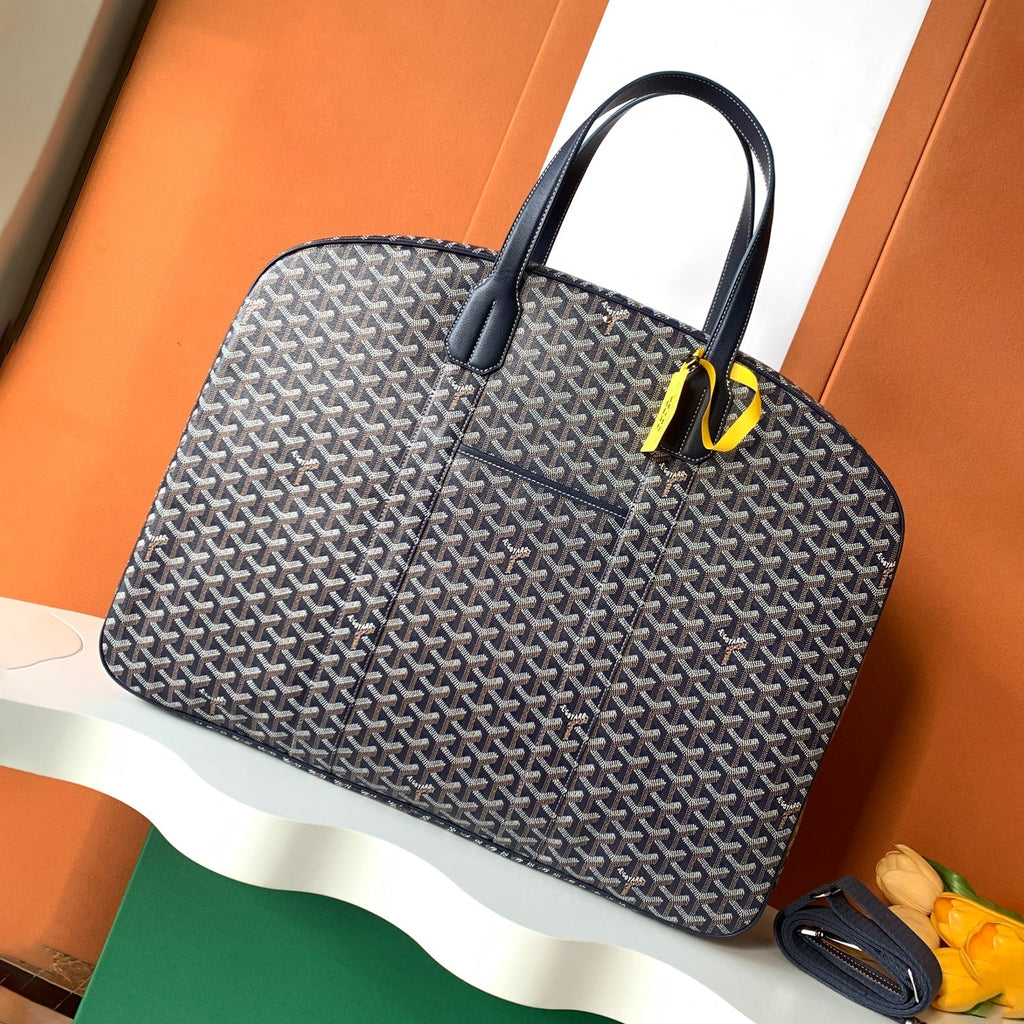 GOYARD Men's Women's Savile Row Clothes Bag Full Print Zipper Closure Handbag Solid Color Travel Bag Bags SAVIL2GMLTY01CL01P #77626