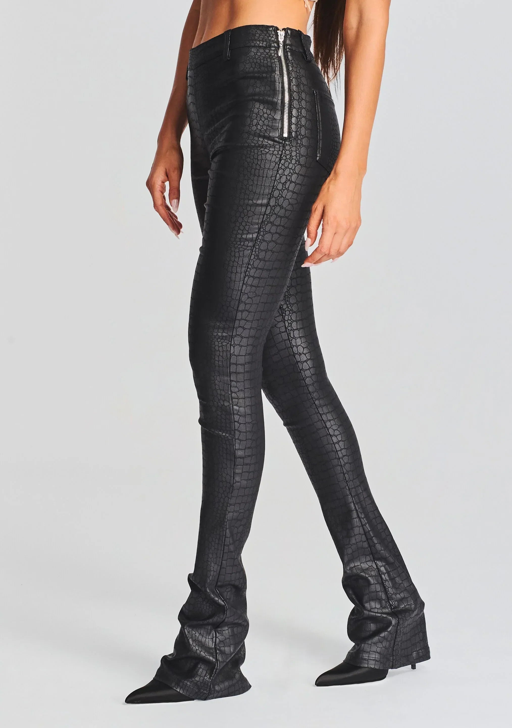 Danica Coated Denim Pant