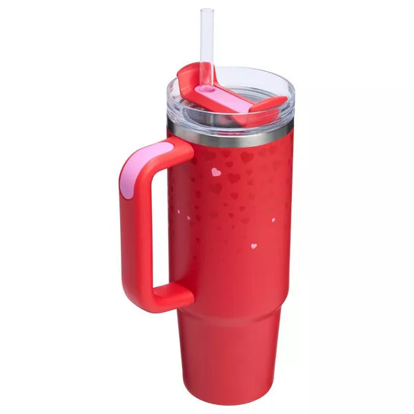 Stanley 30 oz Stainless Steel H2.0 Flowstate Quencher Tumbler - Valentine's Day
