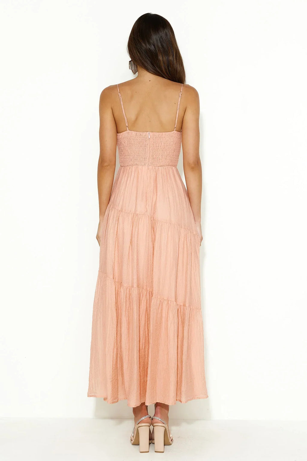 Summer Feels Maxi Dress Peach