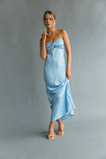 Kira Keyhole Cutout Open Back Maxi Dress