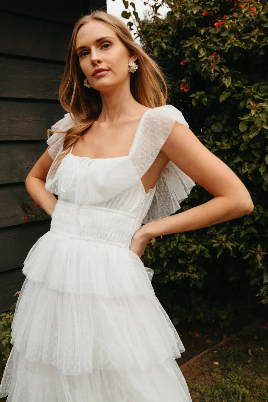 Evalyn Tiered Ruffle Maxi Dress