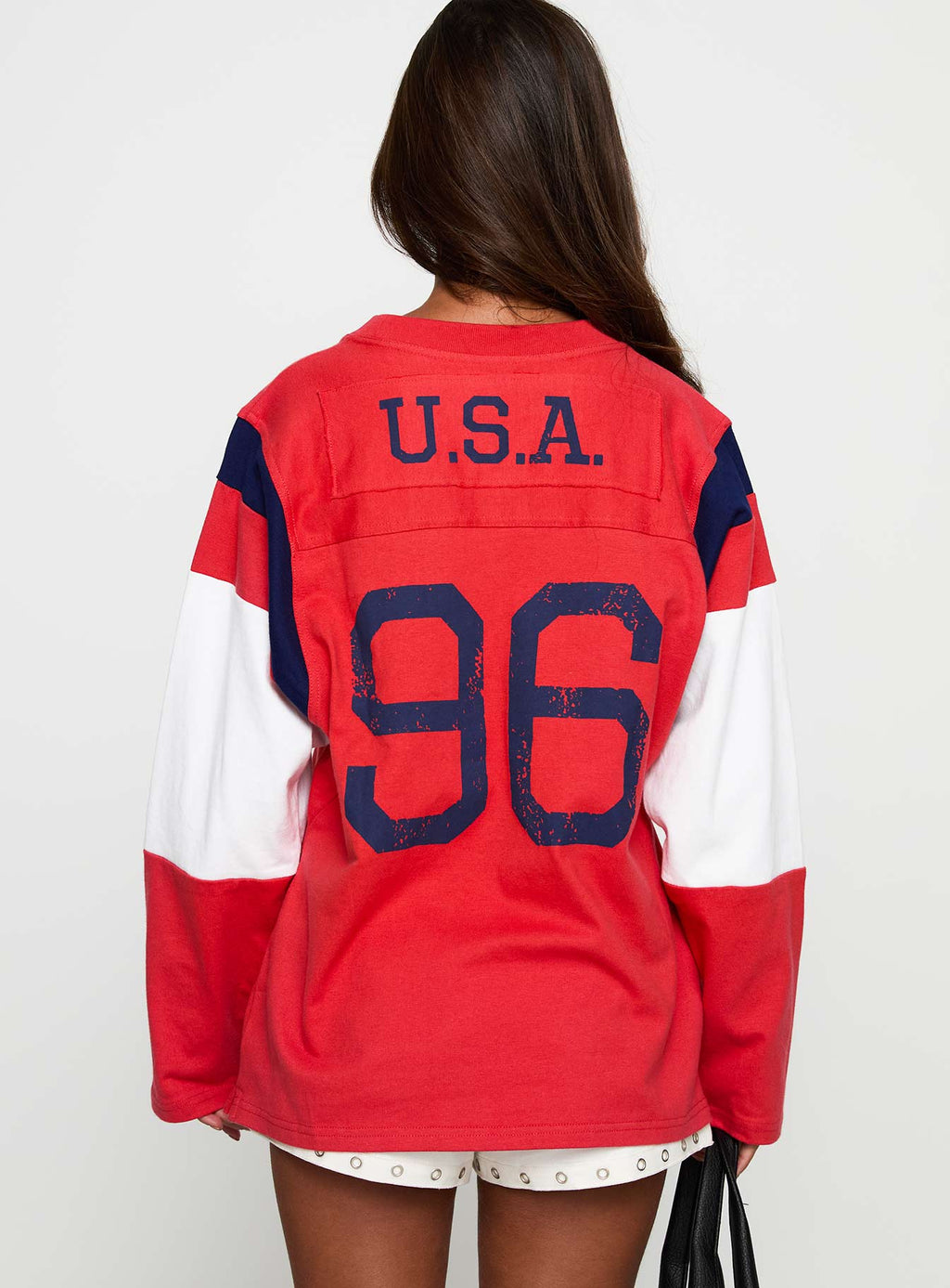 MLS 96 Retro Long Sleeve Top Red