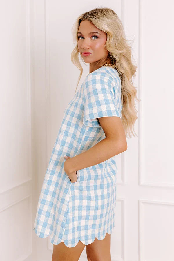 London Daydream Plaid Mini Dress