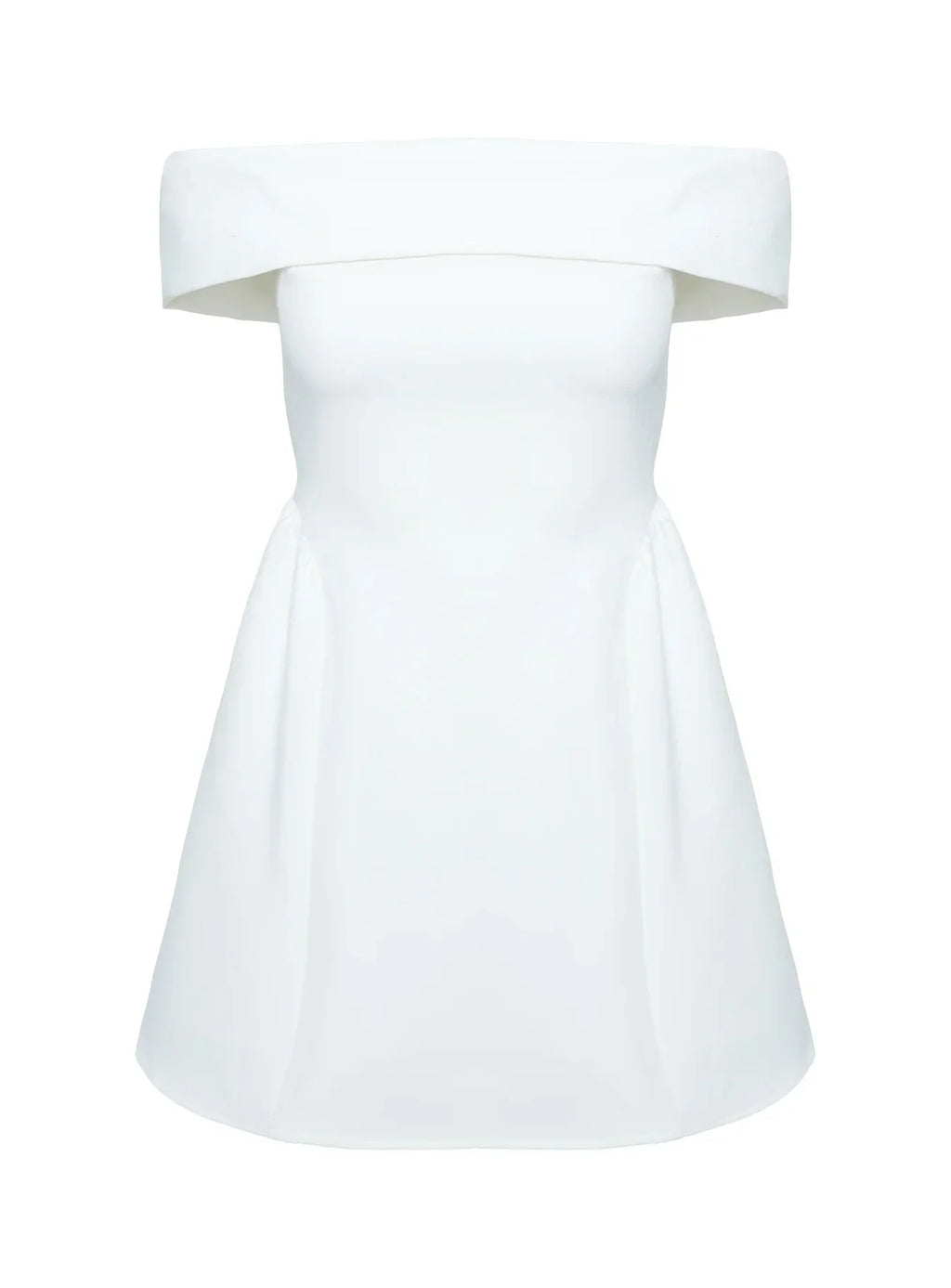 Main Character Strapless Mini Dress White