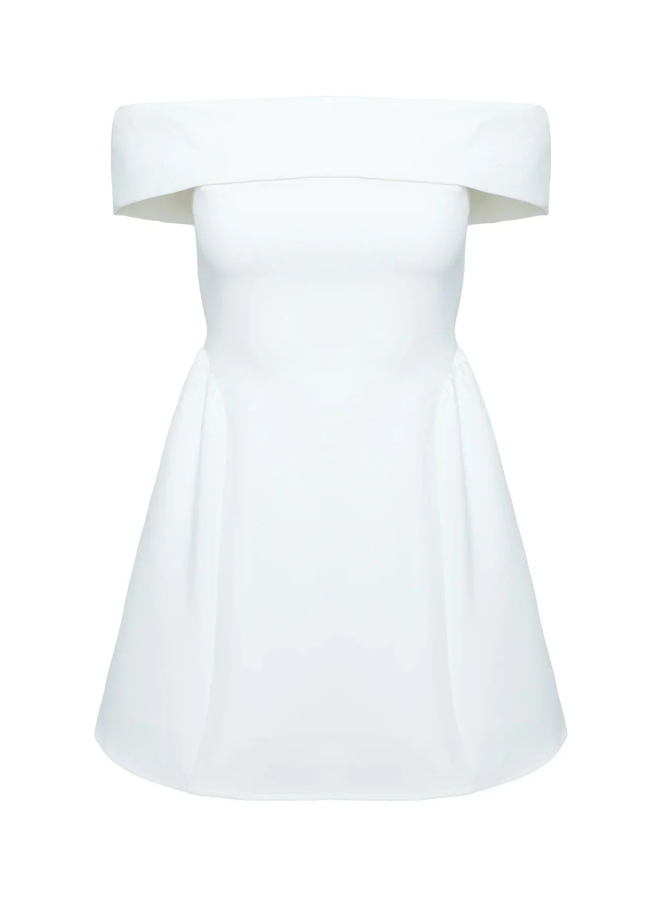 Main Character Strapless Mini Dress White