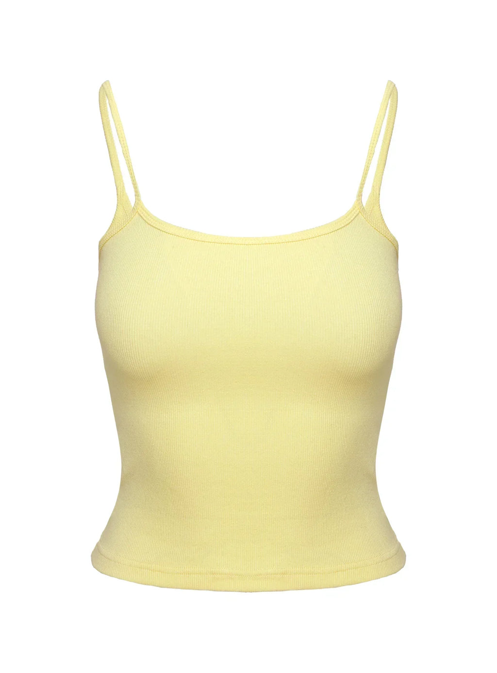 Baseline Rib Top Yellow