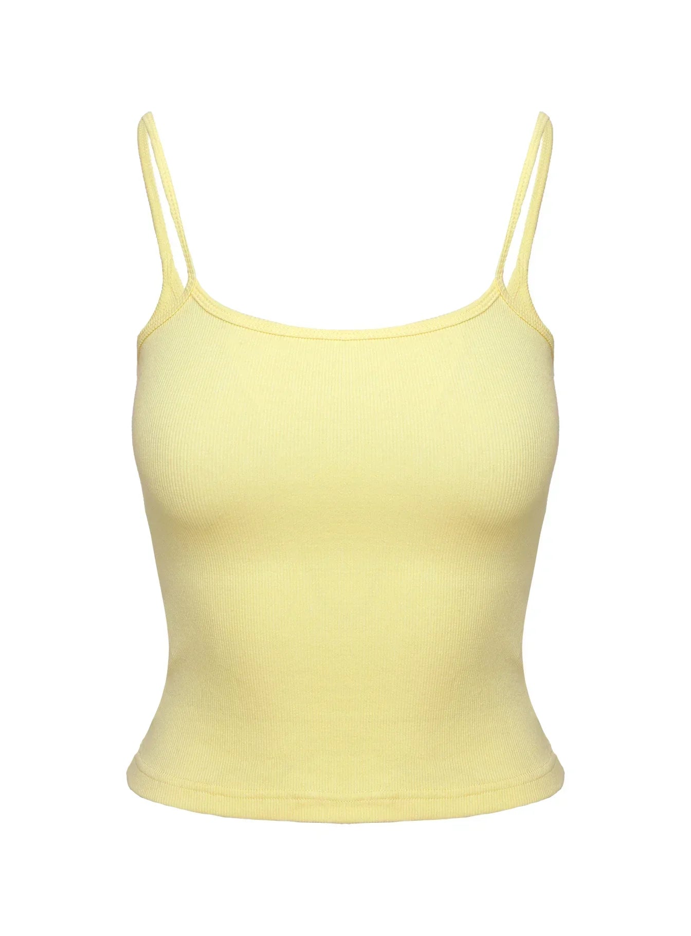 Baseline Rib Top Yellow