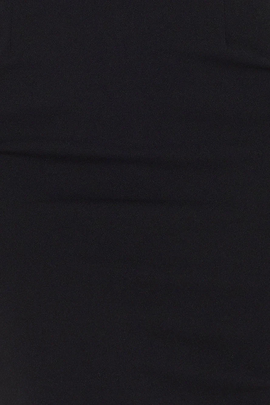 A-List Glam Midi Dress Black