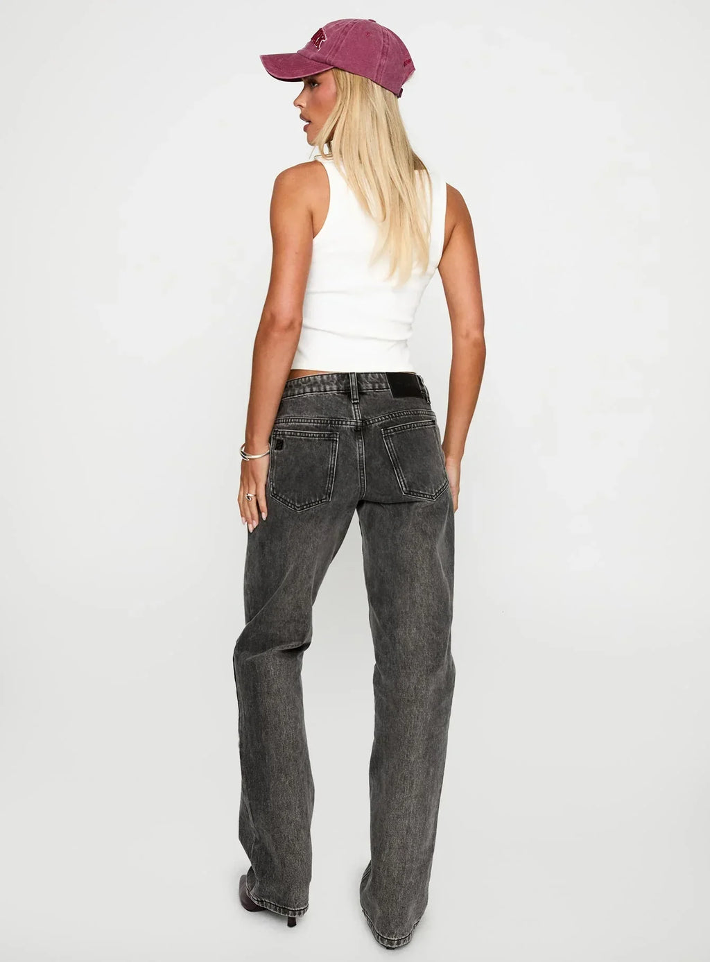 Better Half Low Rise Jeans Charcoal