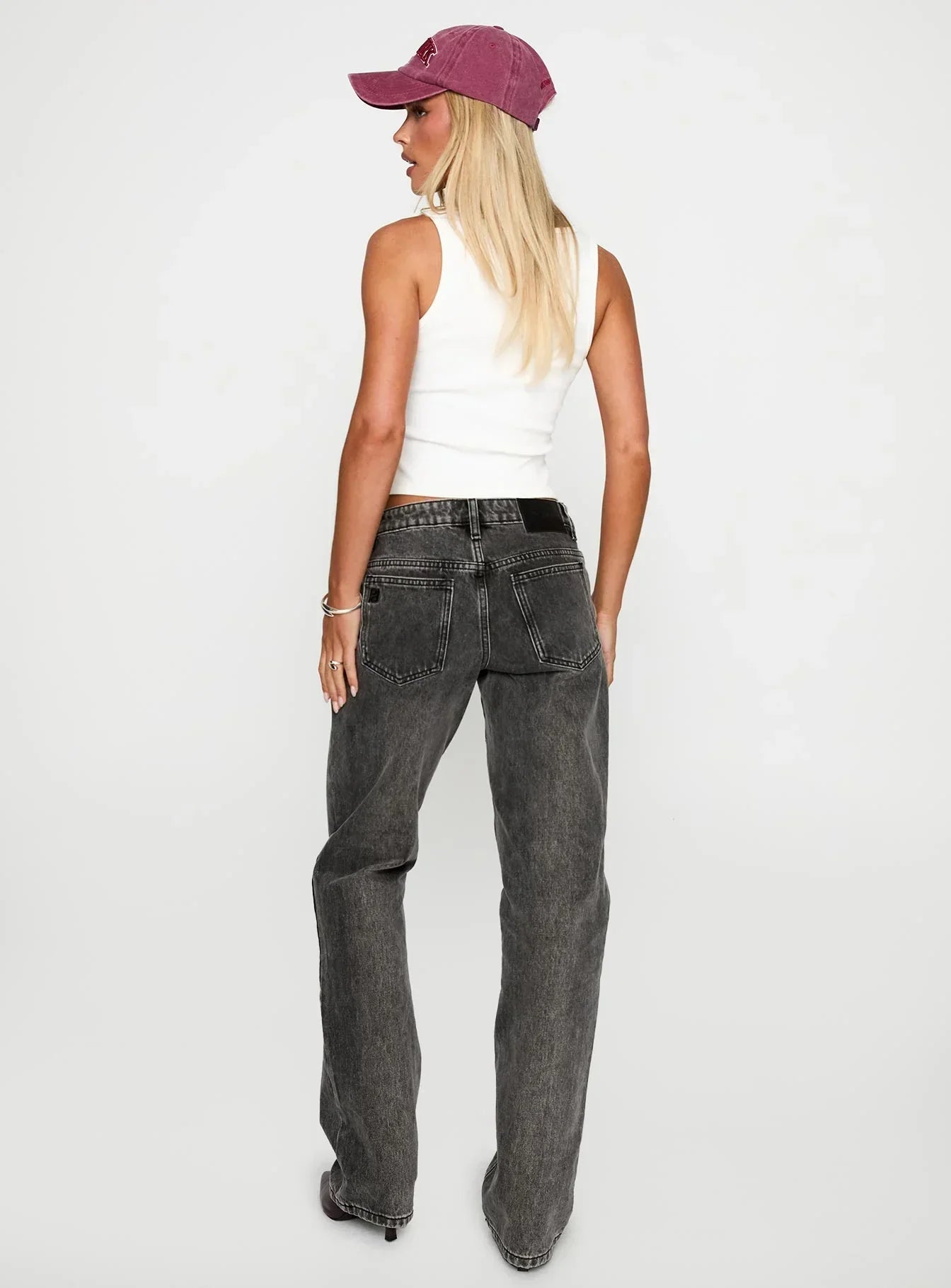 Better Half Low Rise Jeans Charcoal