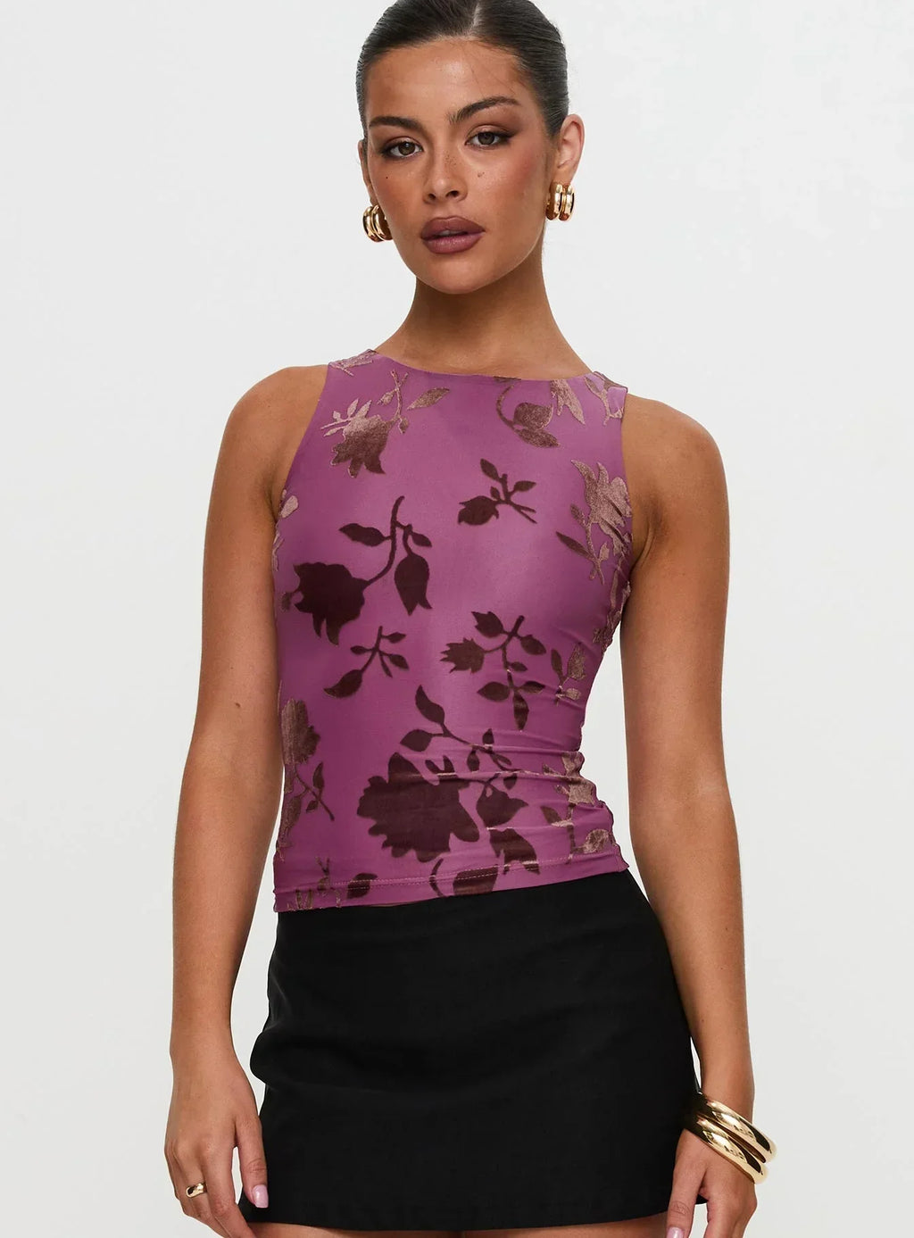 Angelical Top Purple