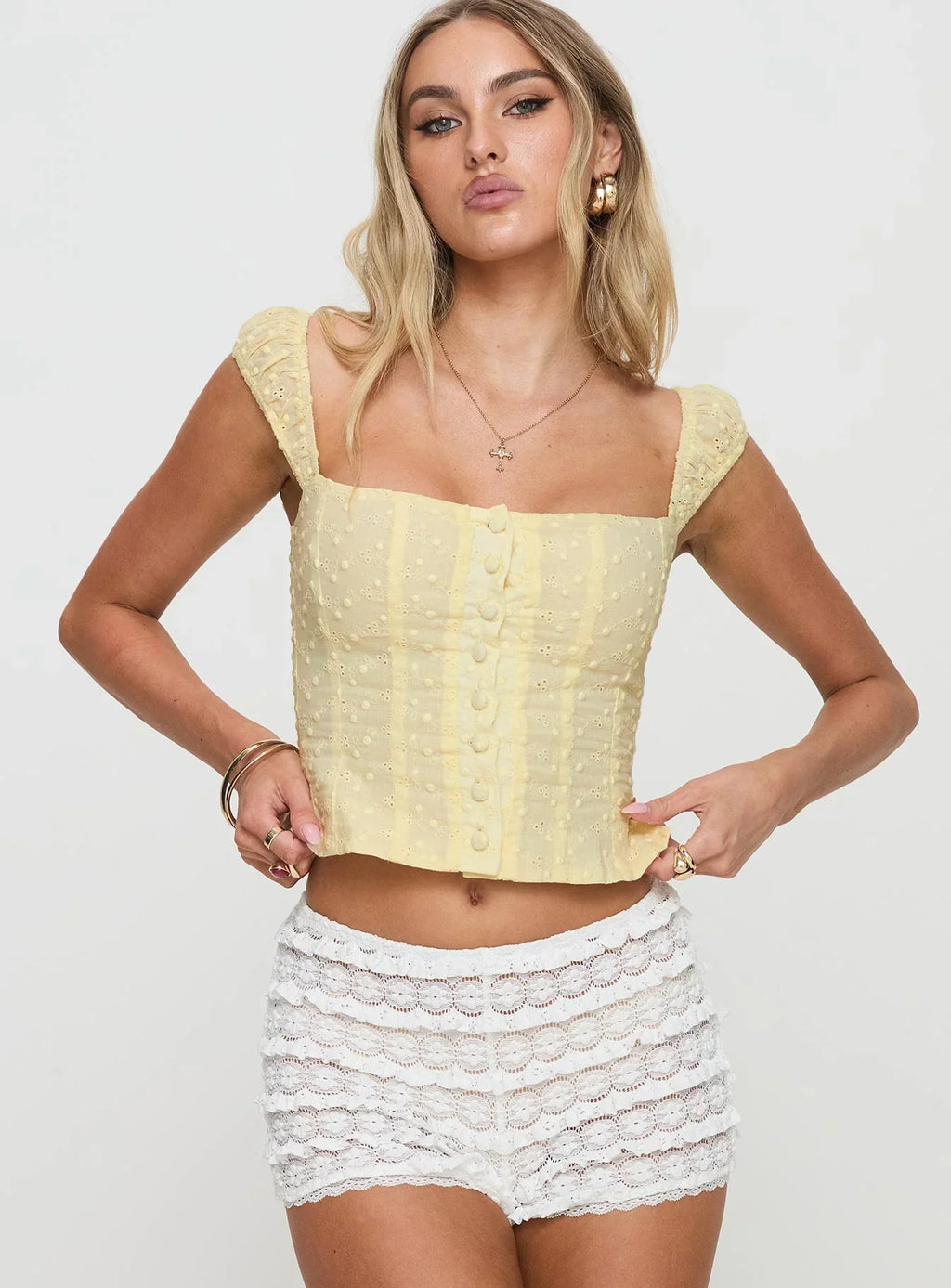 Lyncher Top Yellow